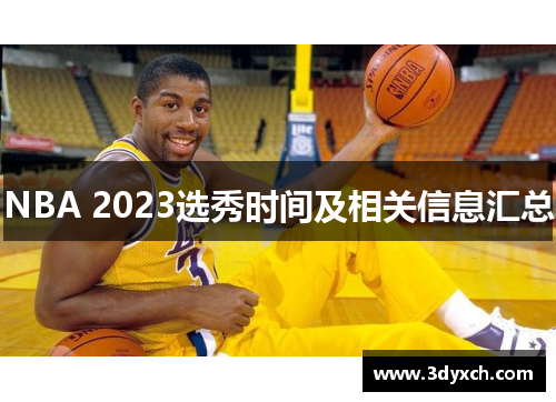 NBA 2023选秀时间及相关信息汇总